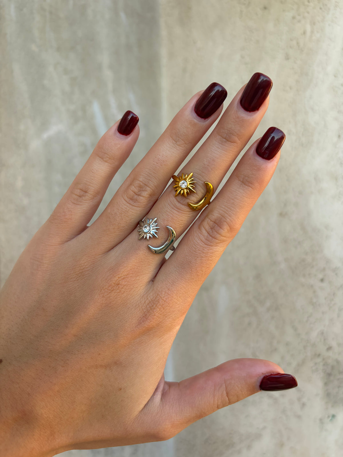 Anello sole e luna