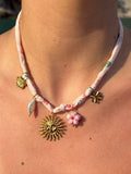 Collana con filo bandana