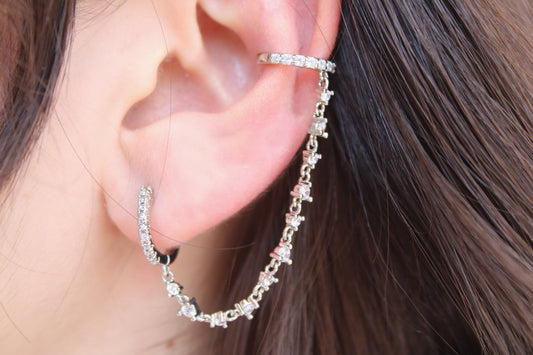 orecchino combo silver