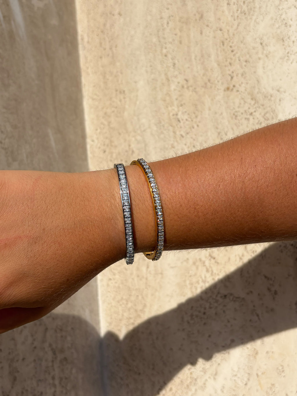 Bracciale brillanti incastonati