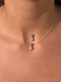Collana puntoluce trasparente