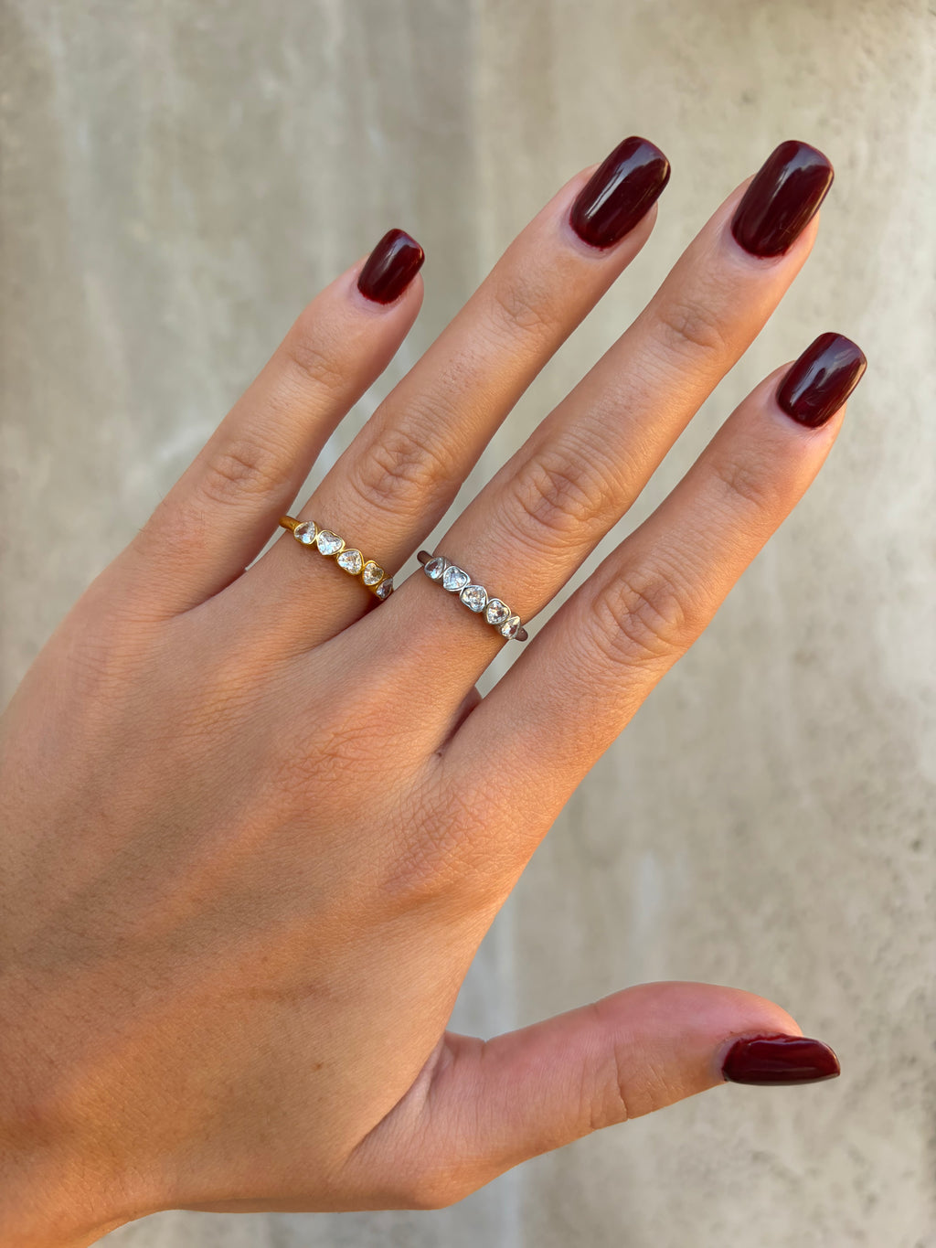 Anello Cuori mini