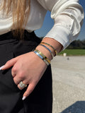 Bracciale rigido con brillantini
