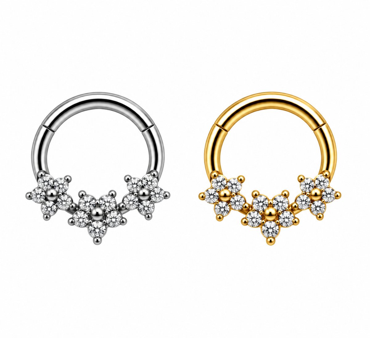 Piercing daith fiore