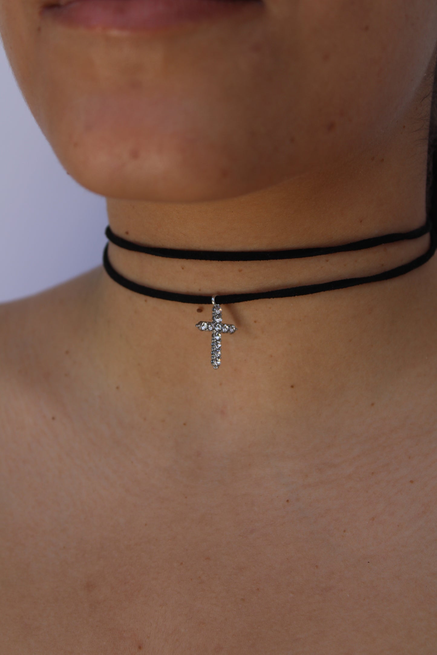 choker baby croce
