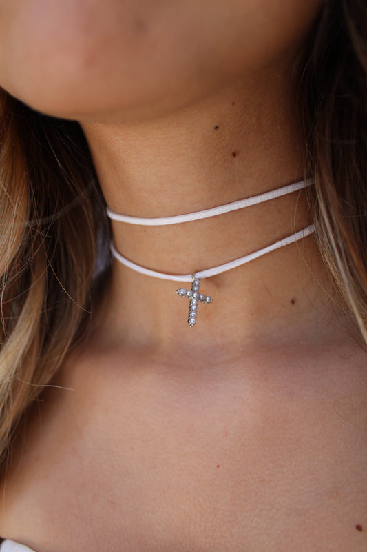 choker baby croce