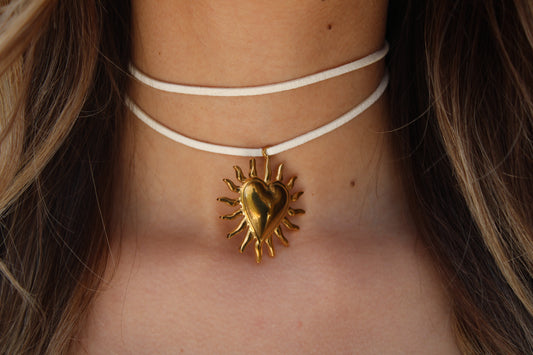 choker grande cuore