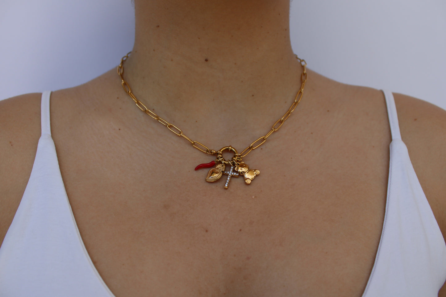 collana anello charm