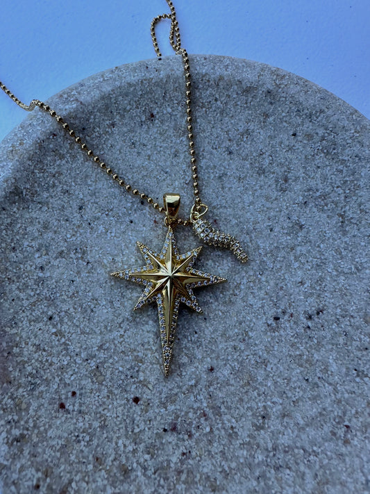 collana charm zirconi