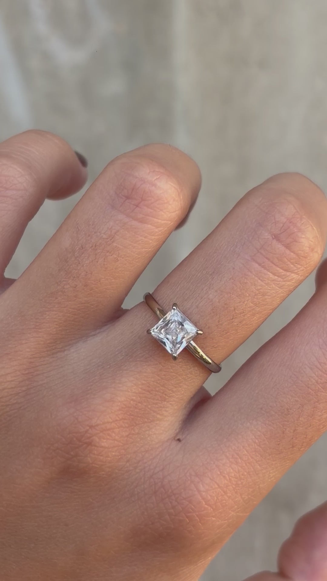 Anello Proposta quadrato