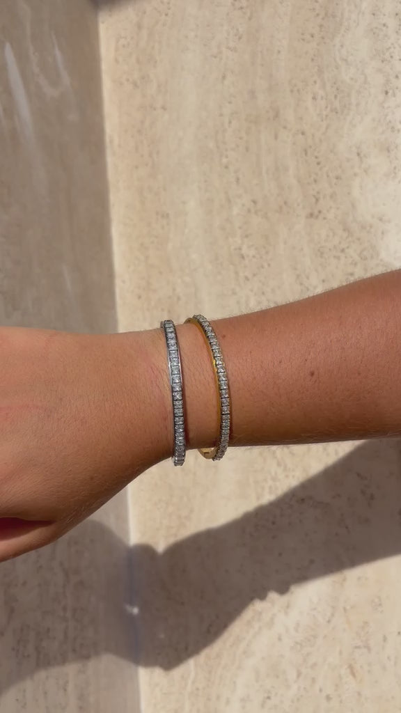 Bracciale brillanti incastonati