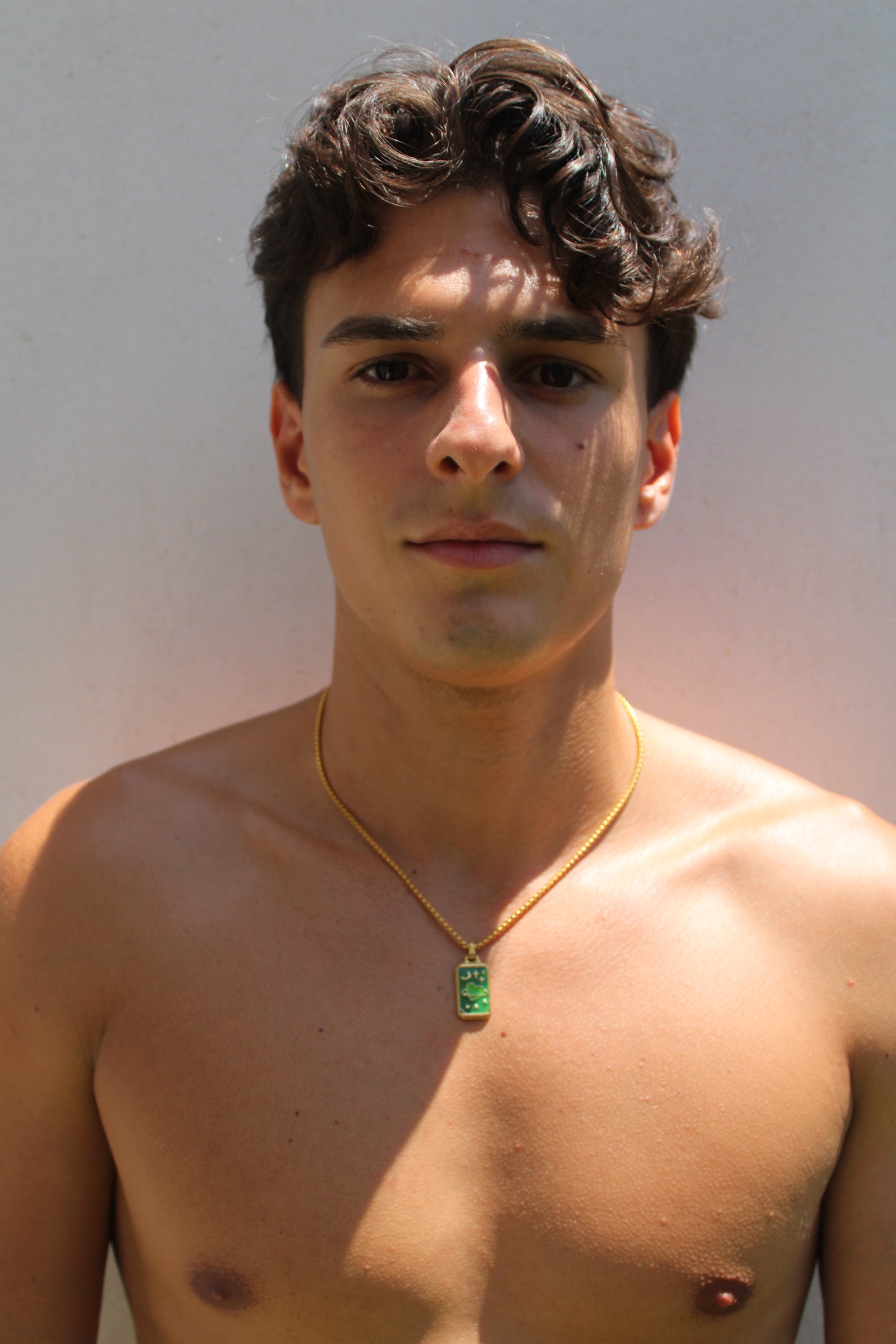 collana tarocco green heart