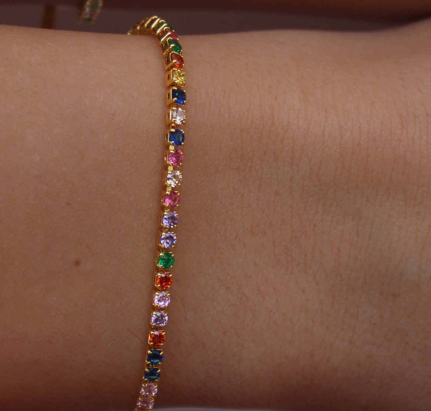 tennis oro multi zirconi